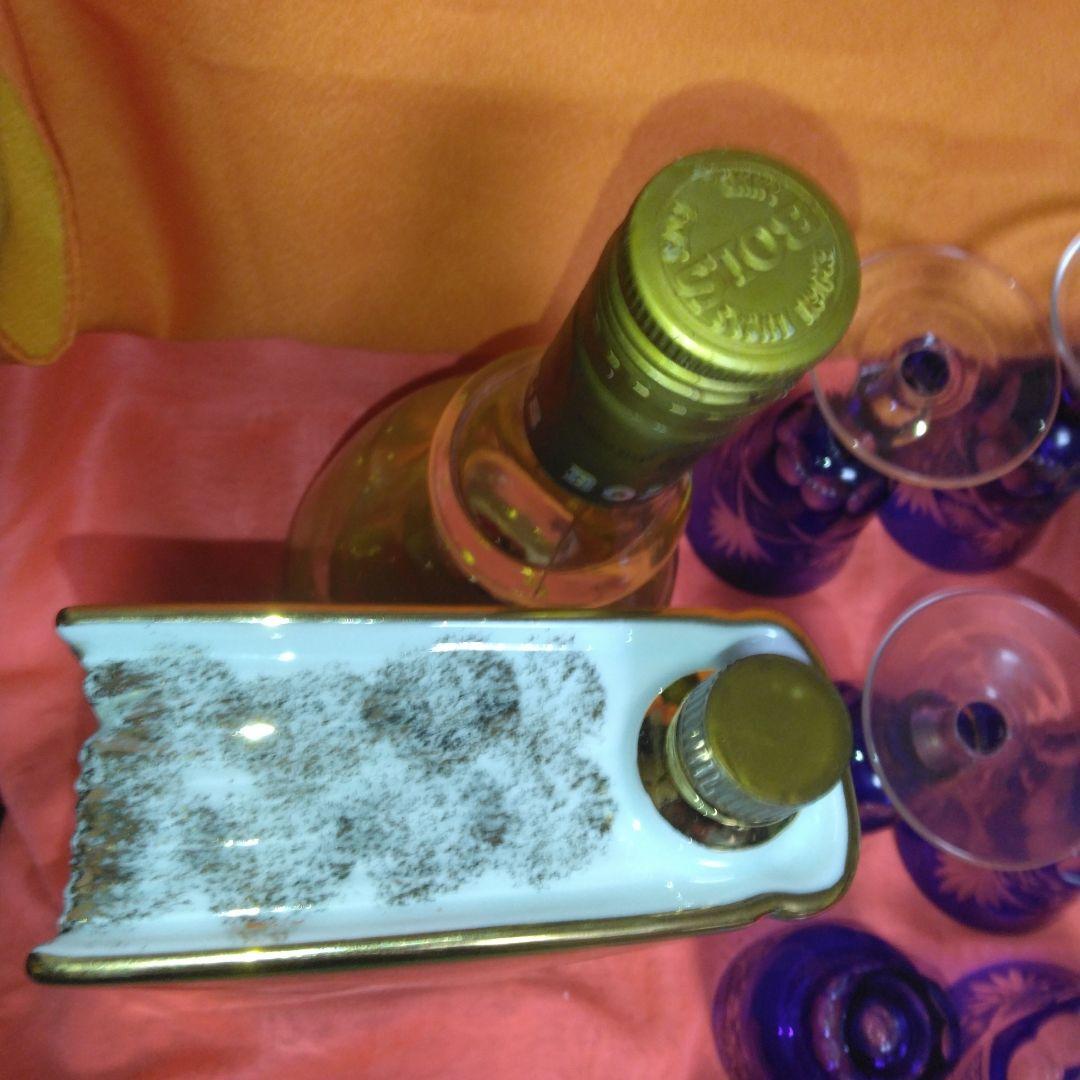 51年前のバルボア～金粉入～リキュール750ml～ナポレオン酒の空瓶～グラス7個