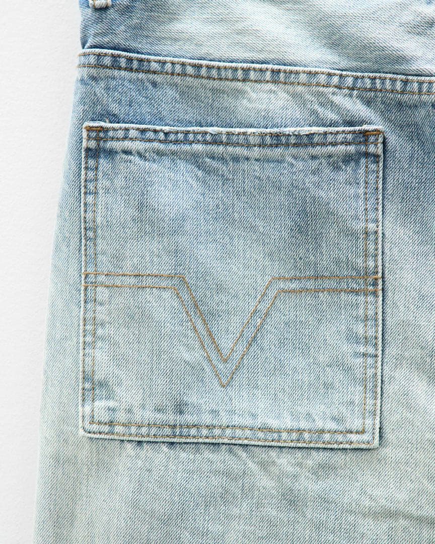 NO MAINTENANCE ライトウォッシュ日本製バギーデニム