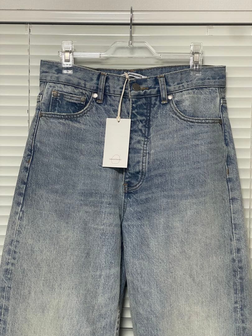 NO MAINTENANCE ライトウォッシュ日本製バギーデニム