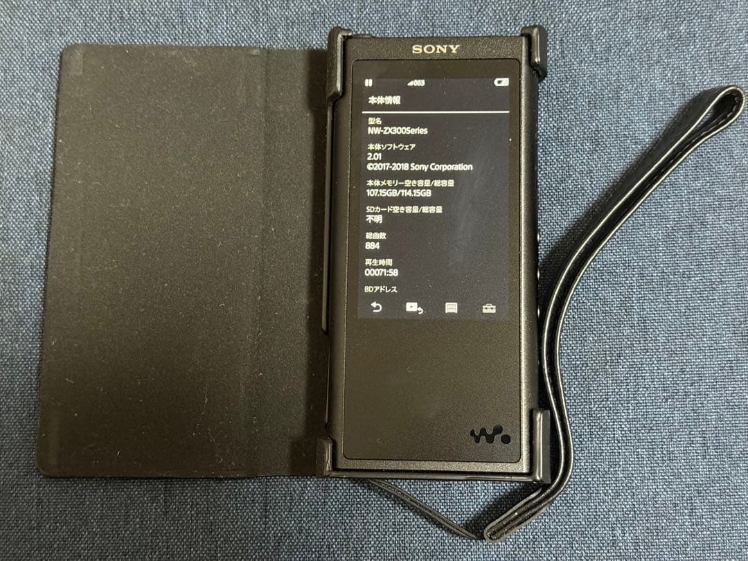 Sony NW-ZX300G ウォークマン
