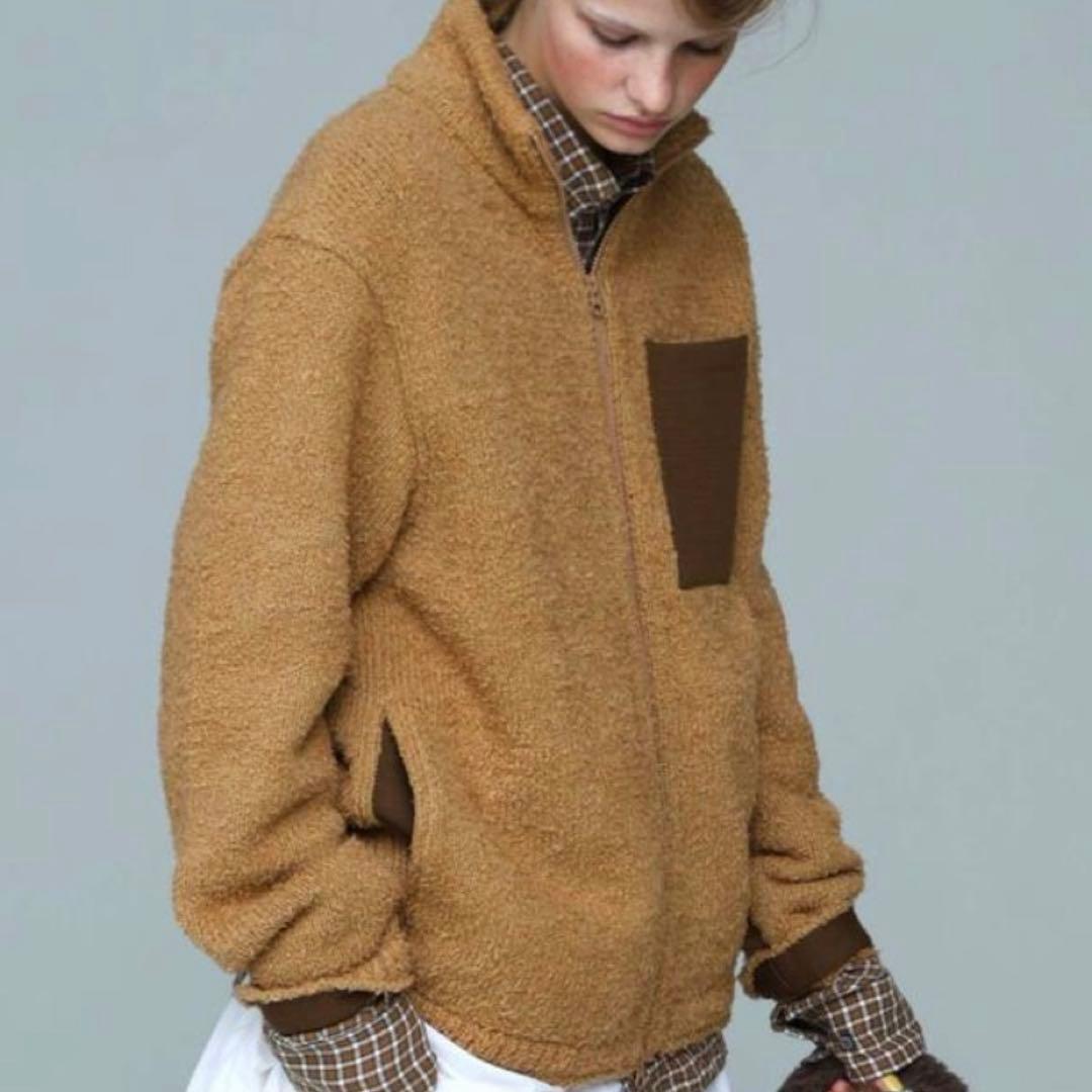 ジャーナルスタンダードラックス　yonetomiニットフリースブルゾン