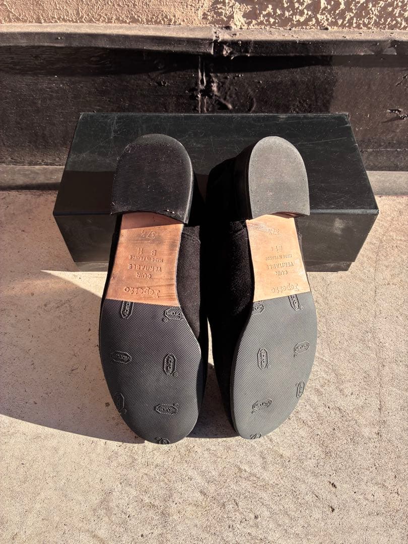 repetto / ZIZI ブラックスエード シューズ　37.5