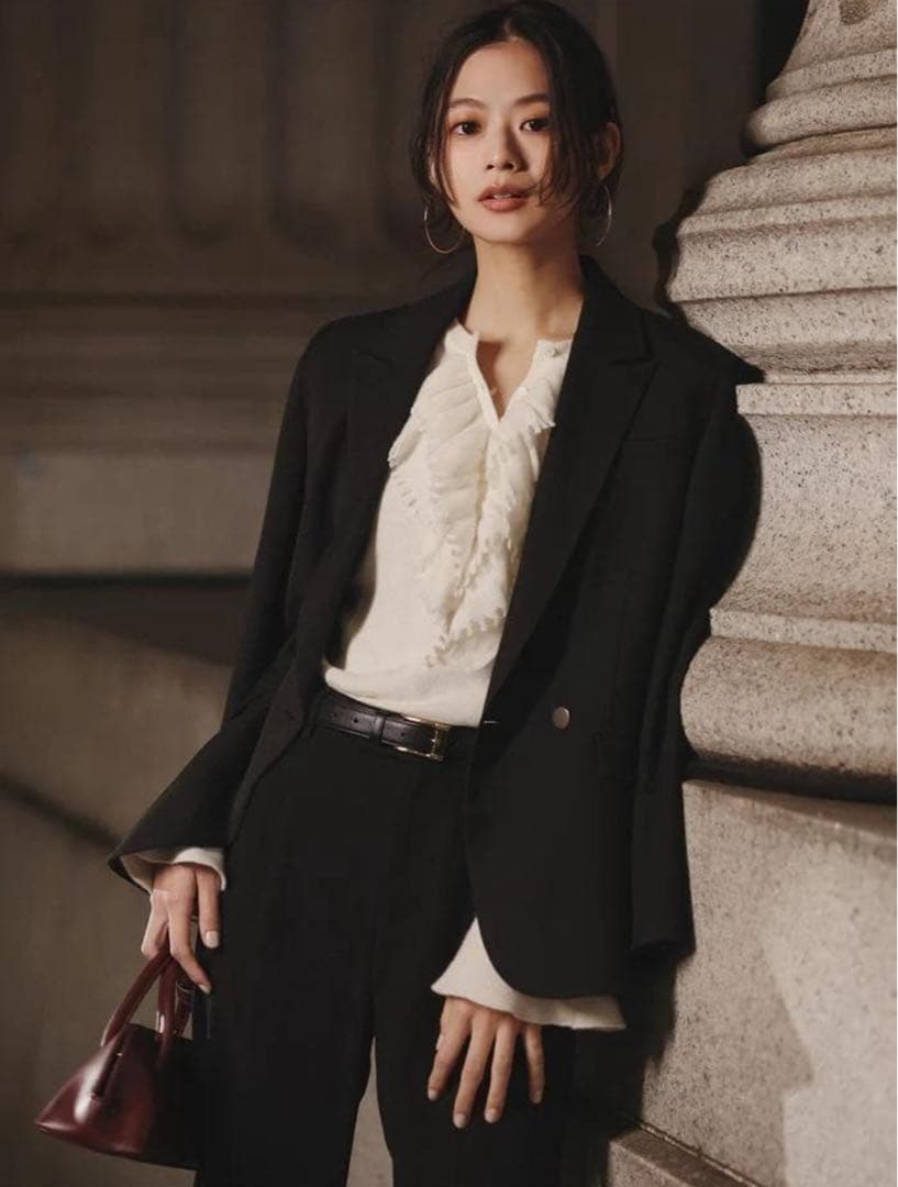 【新品】1/5迄 これ以上値下不可 anuans ベーシックダブルジャケット