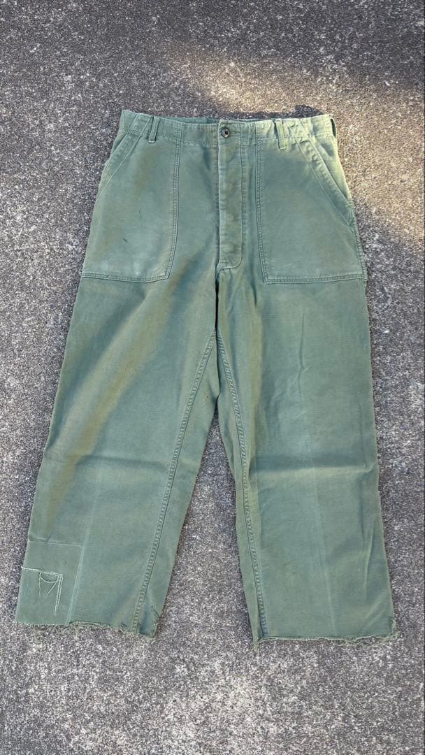 ベイカーパンツ　60s コットンサテン