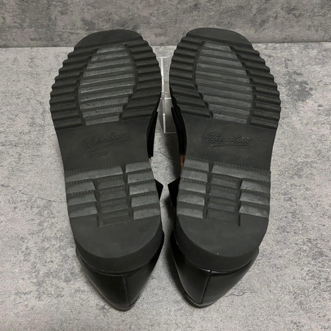 極美品　パラブーツ　グルカサンダル　パシフィック　ブラック　レザー　1711