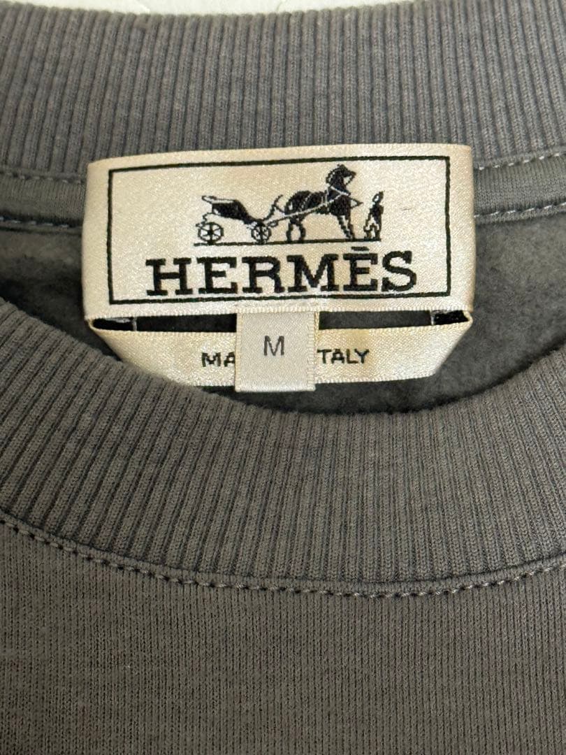 こ*じ様 HERMES ラウンドネック スウェット