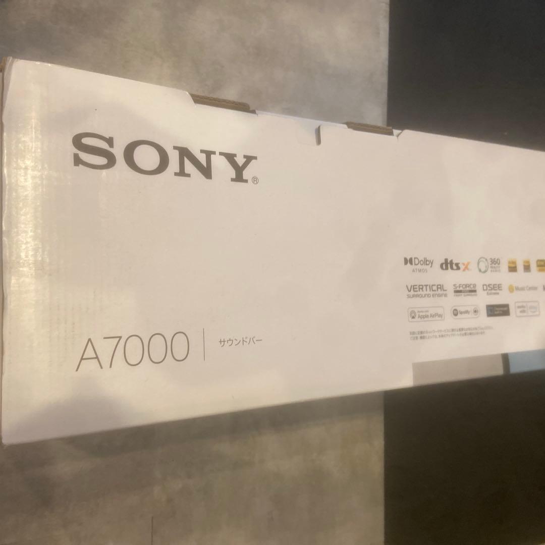 【新品未開封】SONY HT-A7000 サウンドバー　ホームシアターシステム