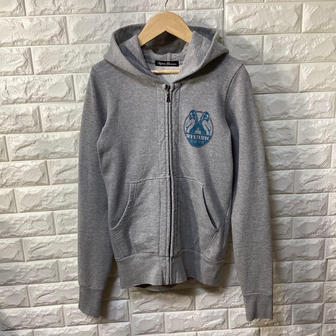 hysteric glamour ツインヒスガール ジップアップパーカー