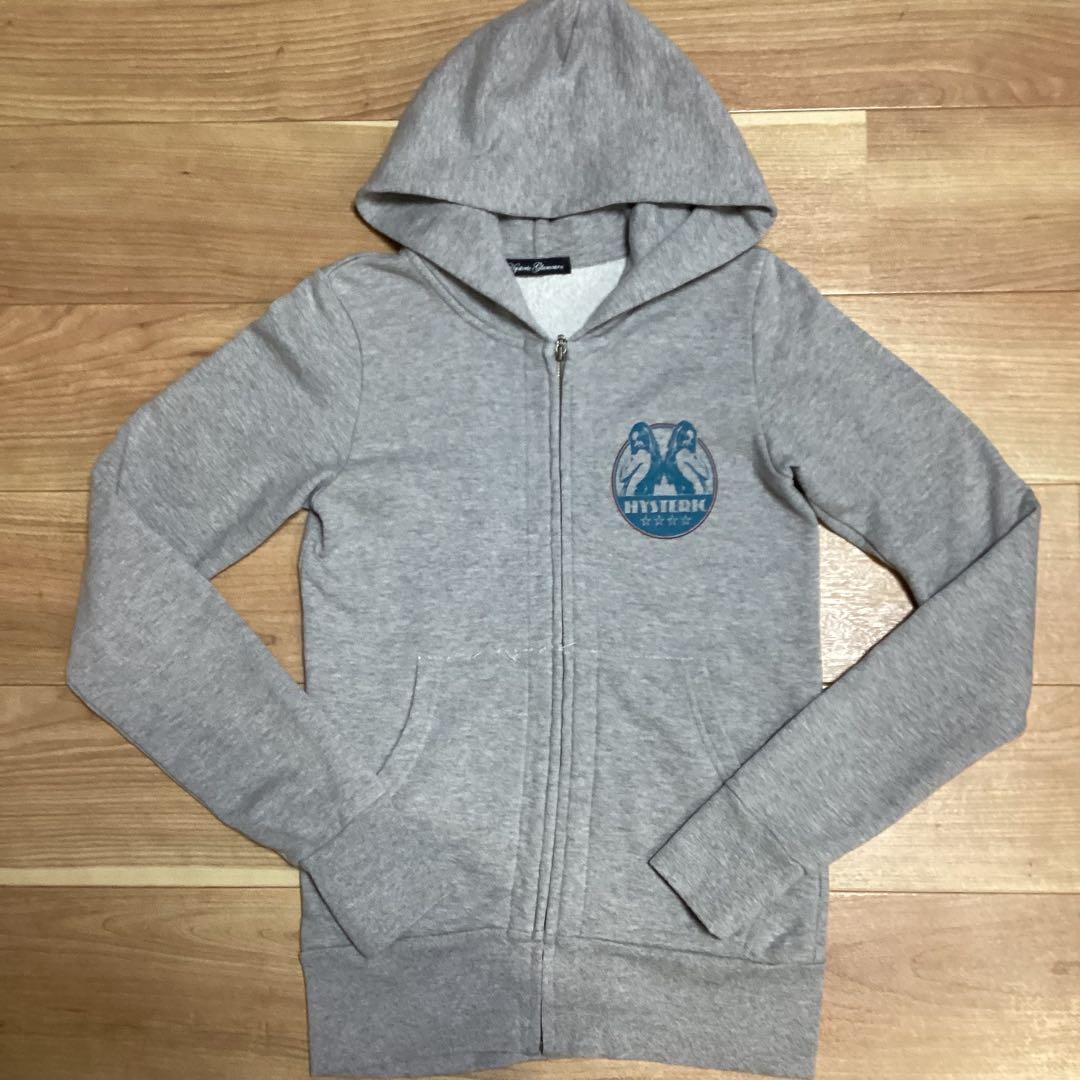 hysteric glamour ツインヒスガール ジップアップパーカー