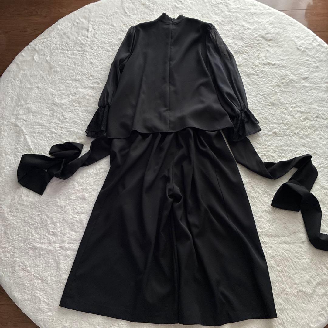 新品✨ルイルエブティック 大きいサイズ 3L シアースリーブ パンツドレス