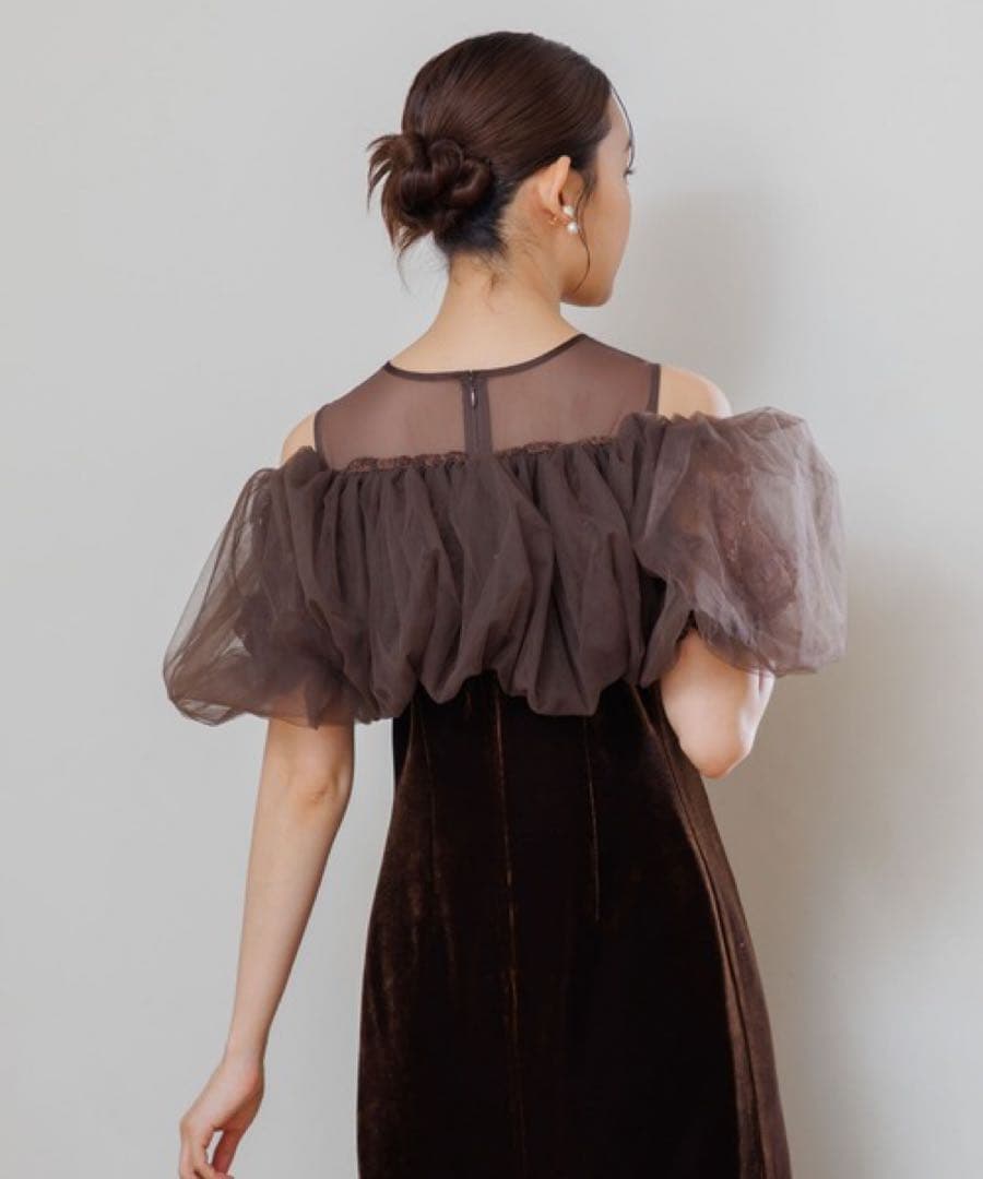 バルーンボレロ・ベロアドレス セット　form forma パーティードレス