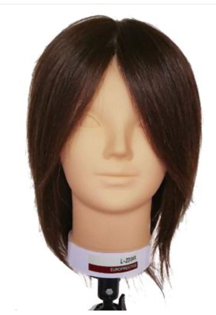 美容師カット練習用カットウィッグ　L-23BR 美容師／美容学生／カット練習用