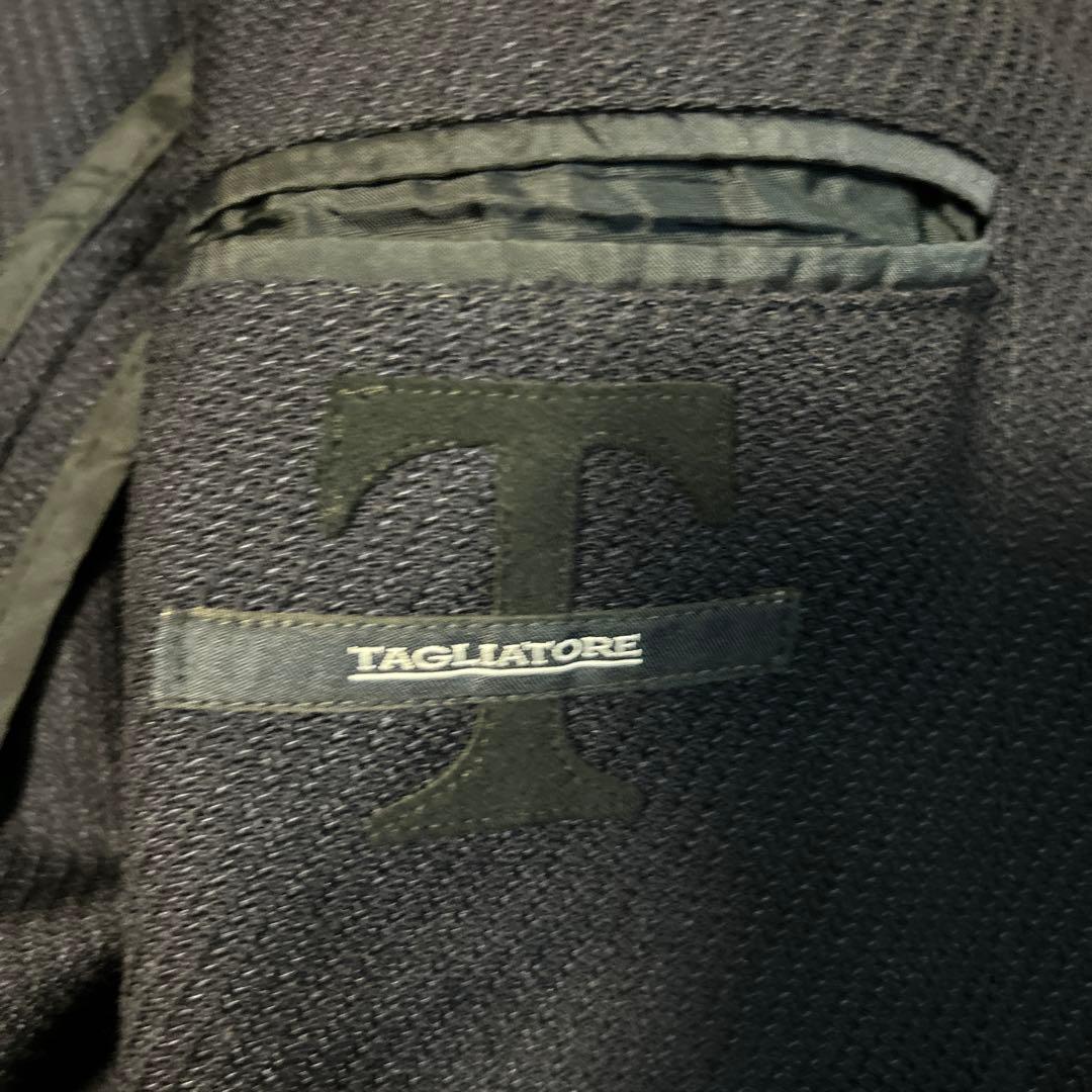 ネイビー ダブルブレスト テーラードジャケット