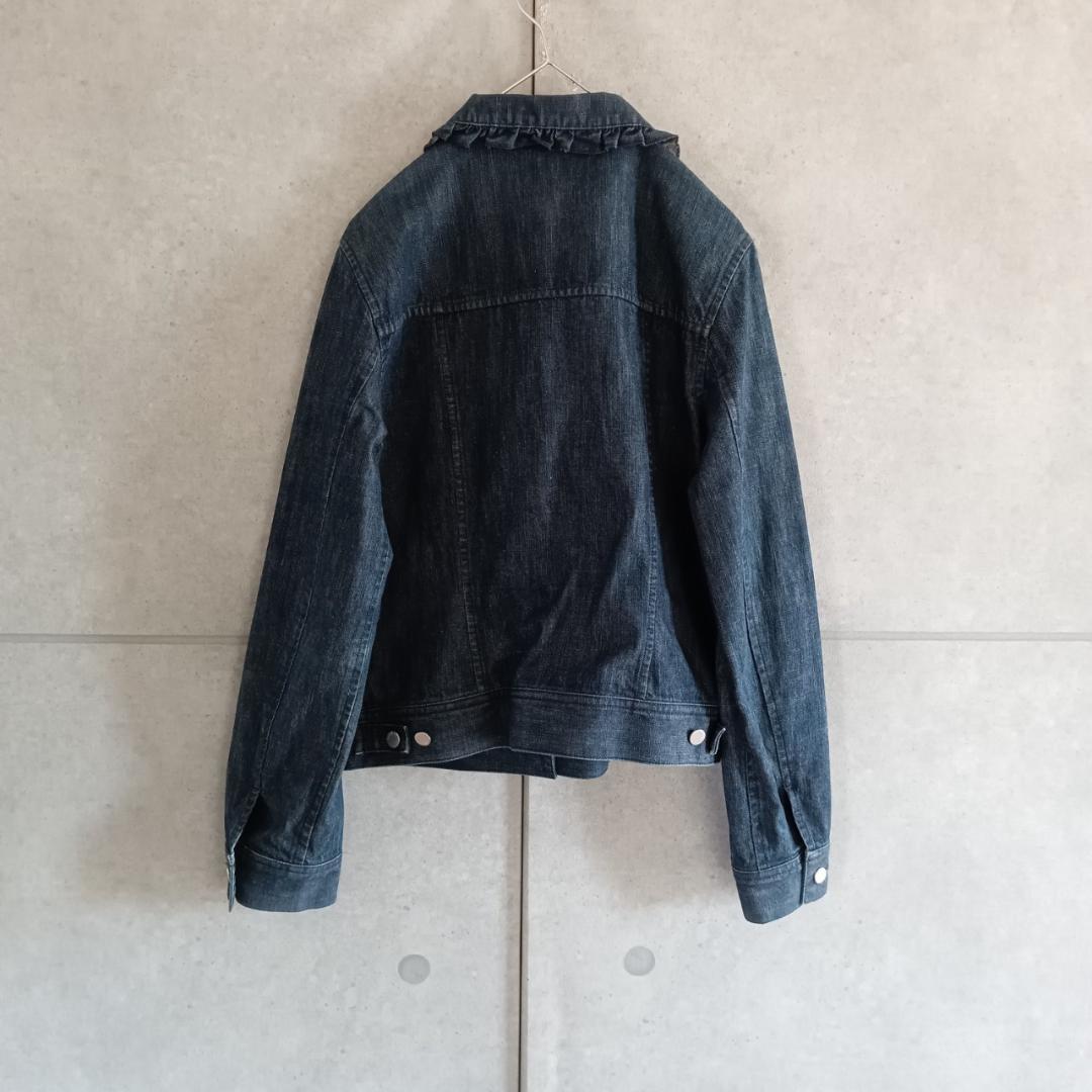 INGEBORG インゲボルグ フリル デニムジャケット　 日本製 X3781