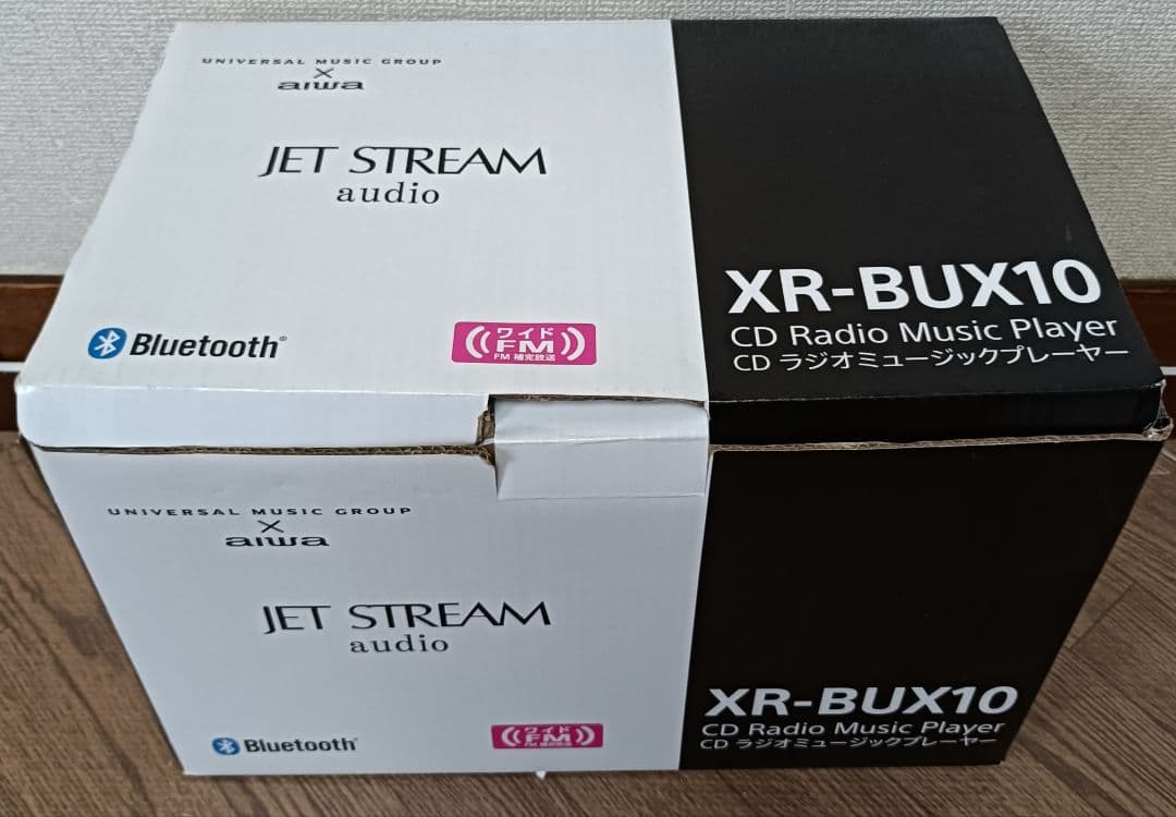 新品 JET STREAM XR-BUX10 CDラジオ音楽プレーヤー アイワ