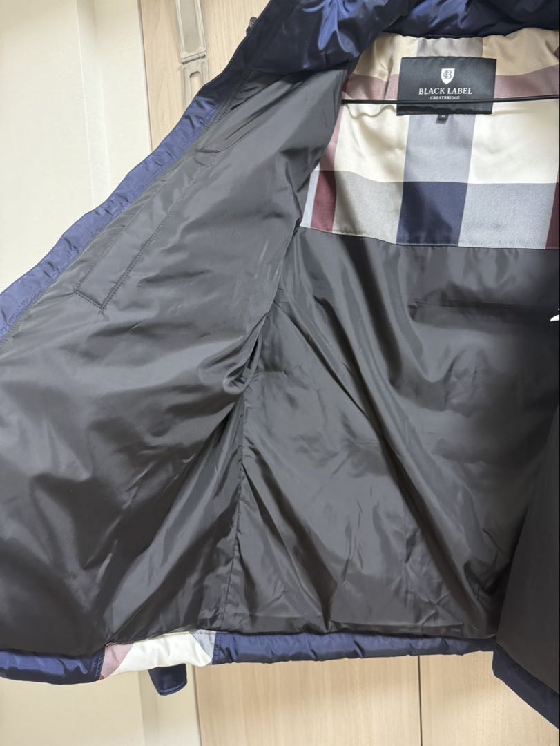 ブラックレーベルクレストブリッジ　ダウンジャケット　M ネイビー　希少　レア
