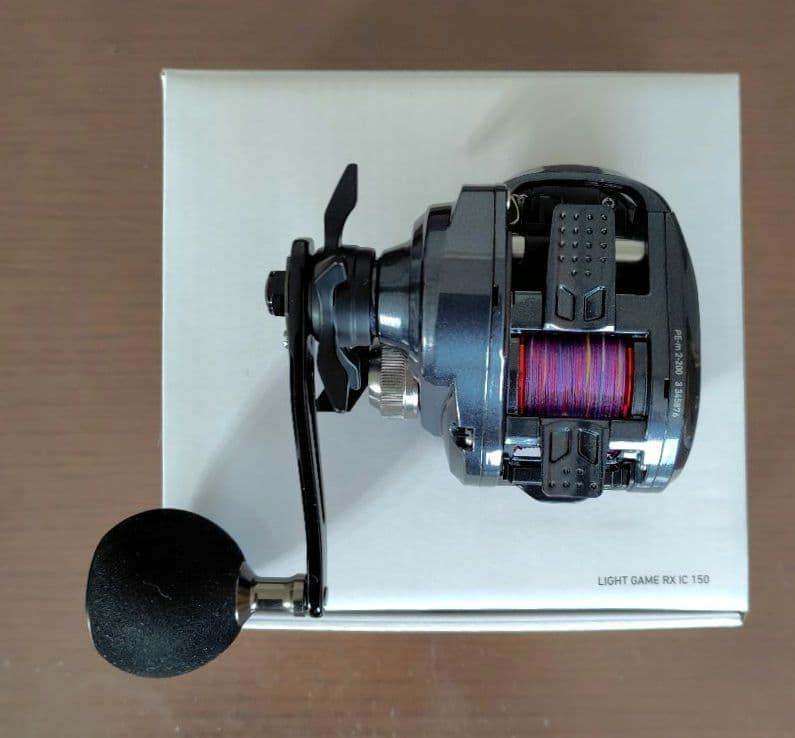 LIGHTGAME RX IC 150 ベイトリール　新品未使用　 PE2号付き