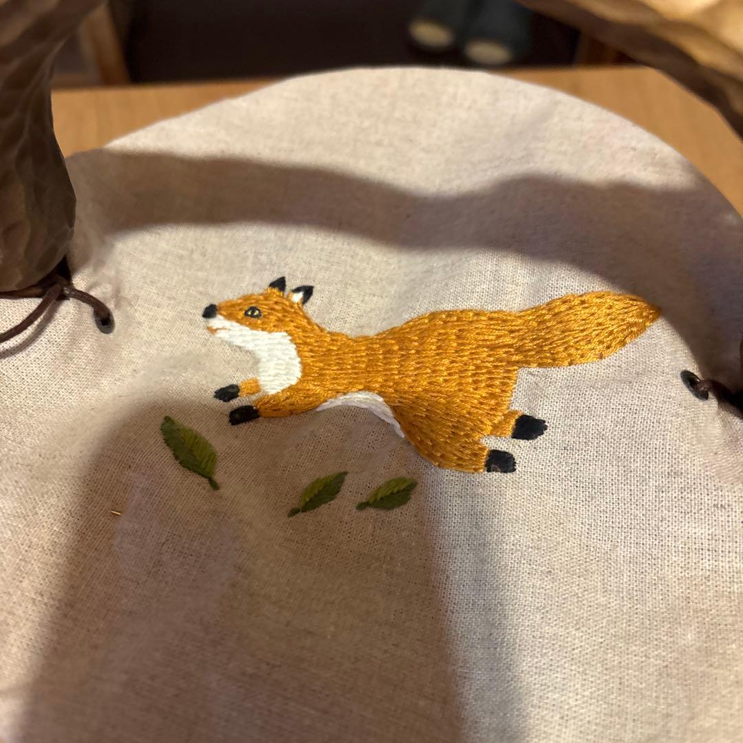 KIYATA きつねカゴバック未使用品