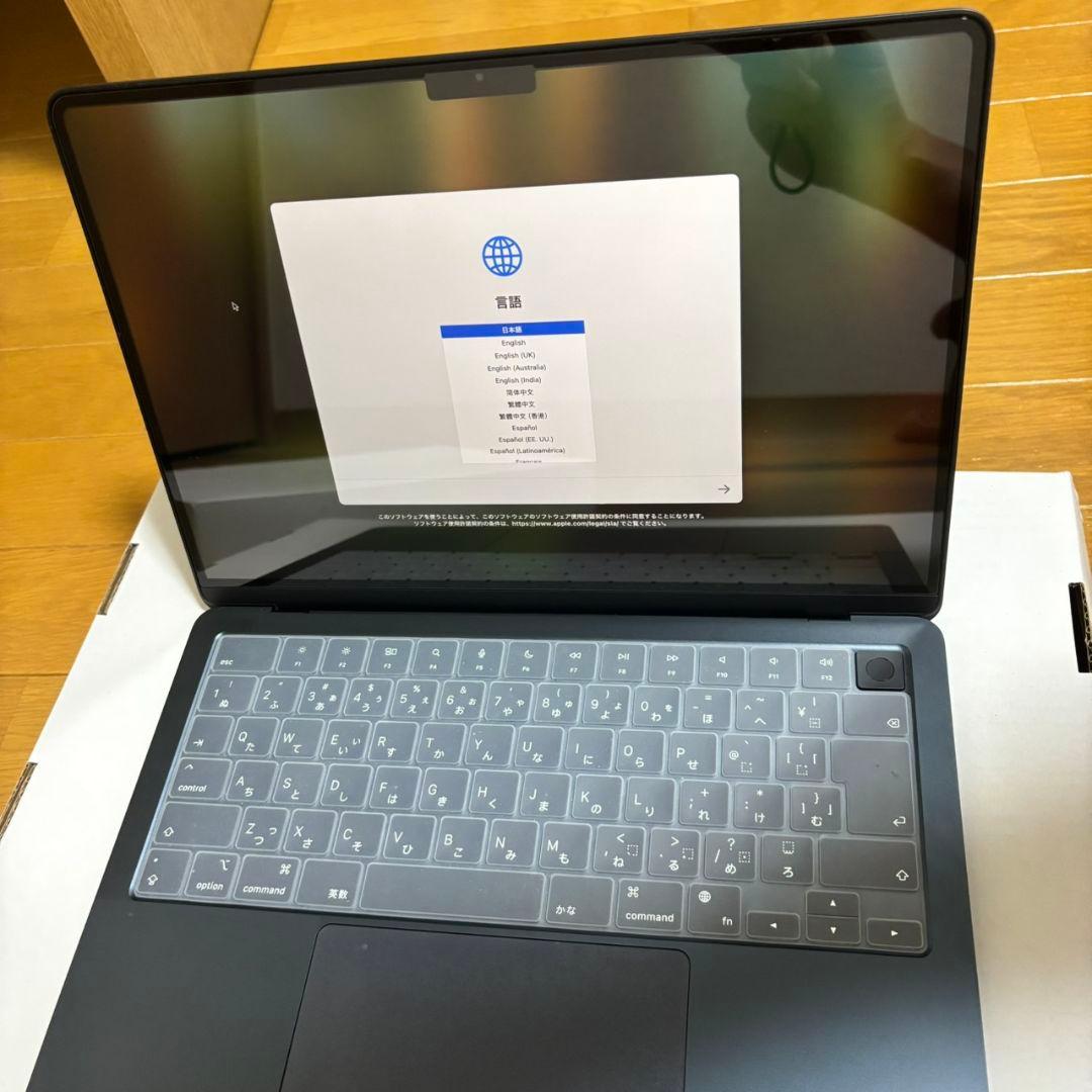 美品　MacBook Air 2022 M2 ミッドナイト JIS 256G