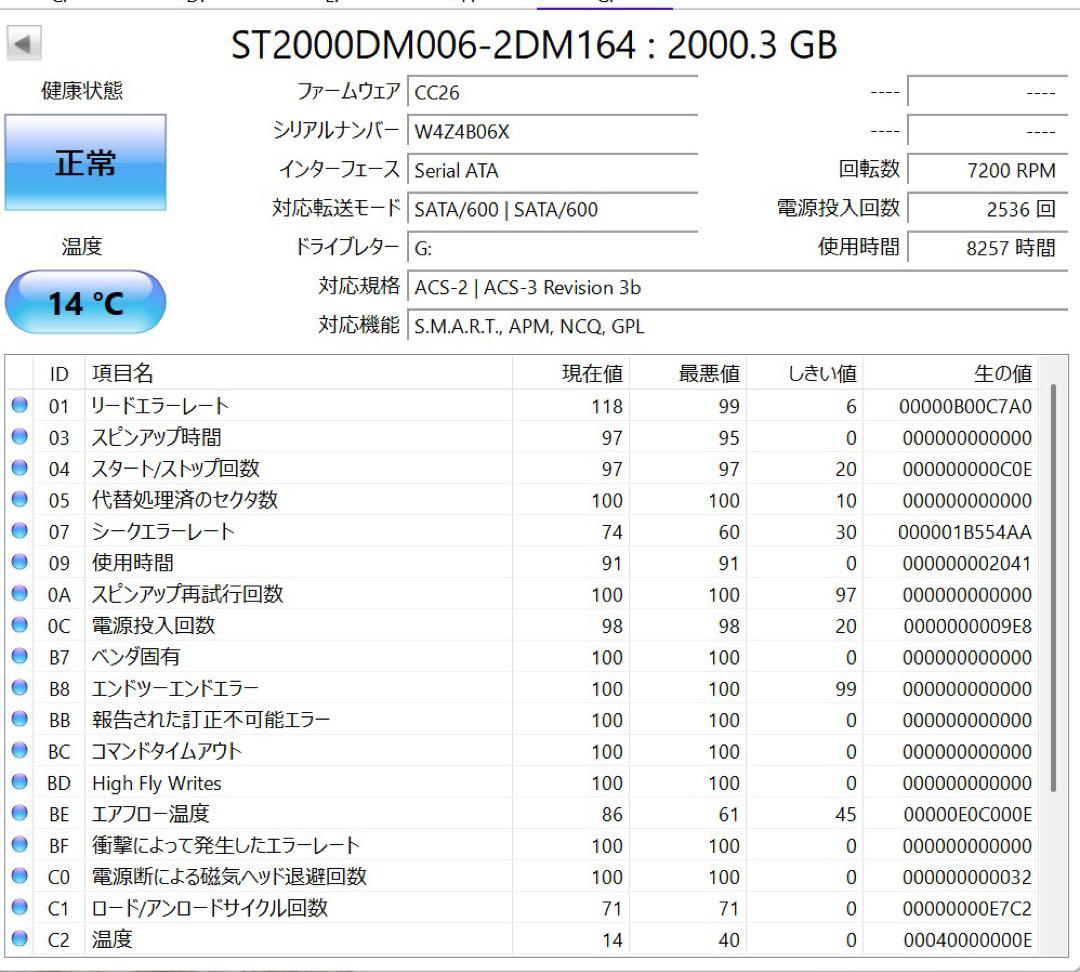 HDD 2TB 3個セット