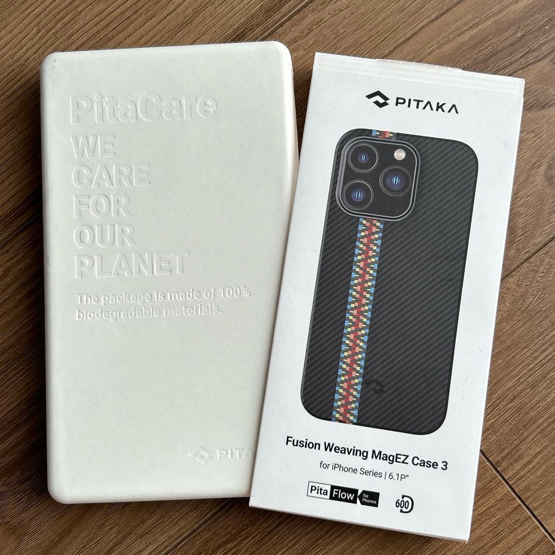 「PITAKA」 アラミド繊維浮織 iPhone14 Pro ケース