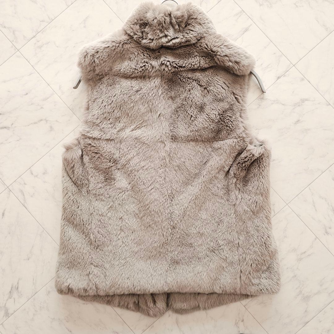 BALLSEY ボールジィ ラビット ファー ベスト ジレ