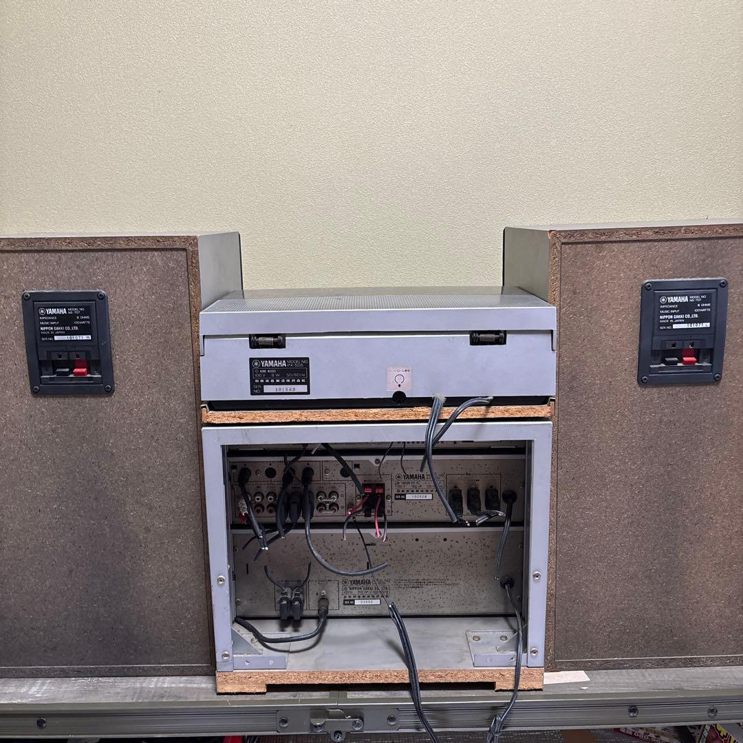 Yamaha カセットデッキ 2つのスピーカー動作確認済み