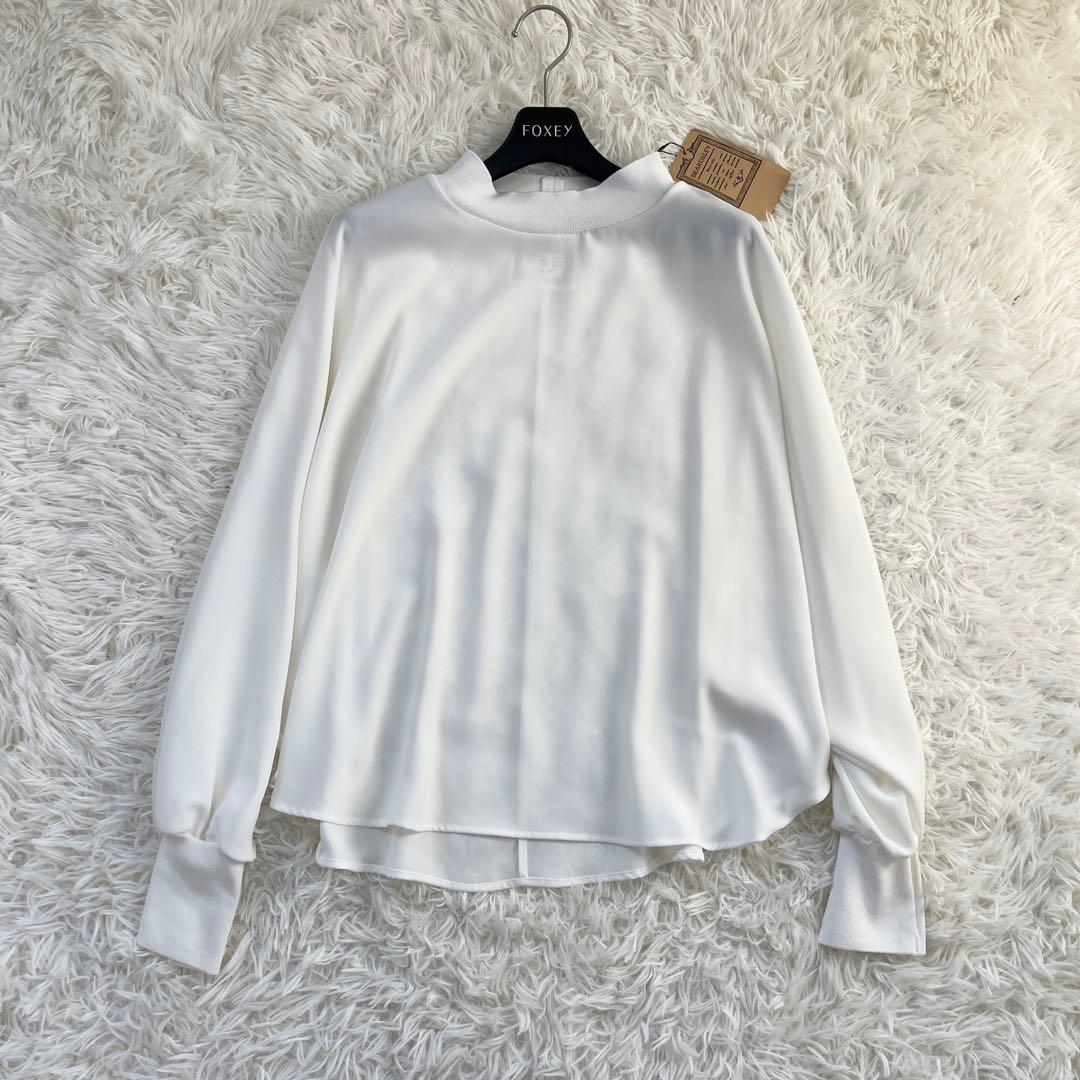 ◎ハッチマル◎専用 タグ付　ビアズリー ニットコンビドルマンブラウス　Fサイズ