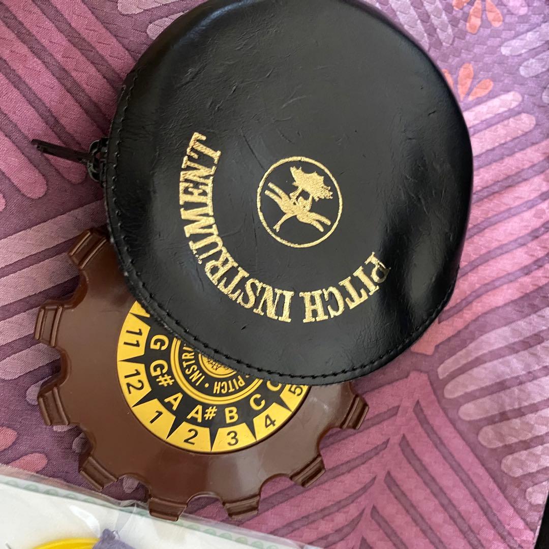 【皮張替済・すぐ弾ける】津軽三味線 撥3本(鼈甲含)・チューナー・ハードケース付