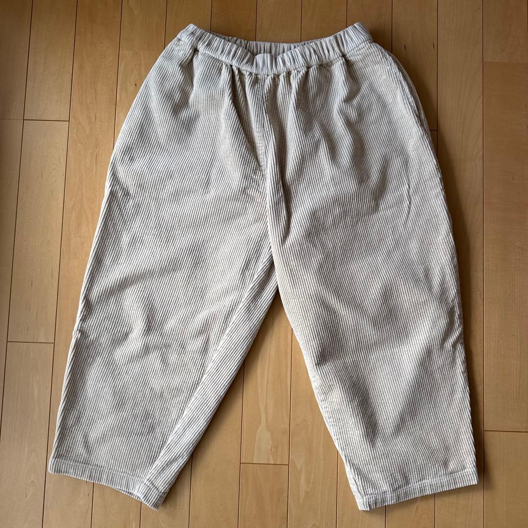 オローネ　バルーンパンツ　コーディュロイ　アイボリー