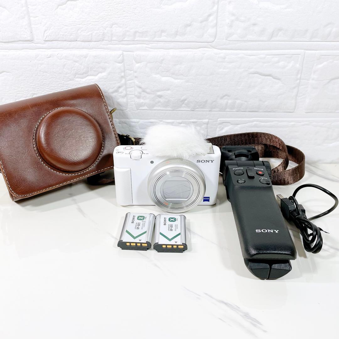 【美品】SONY ZV-1 コンパクトデジタルカメラ ホワイト コンデジ