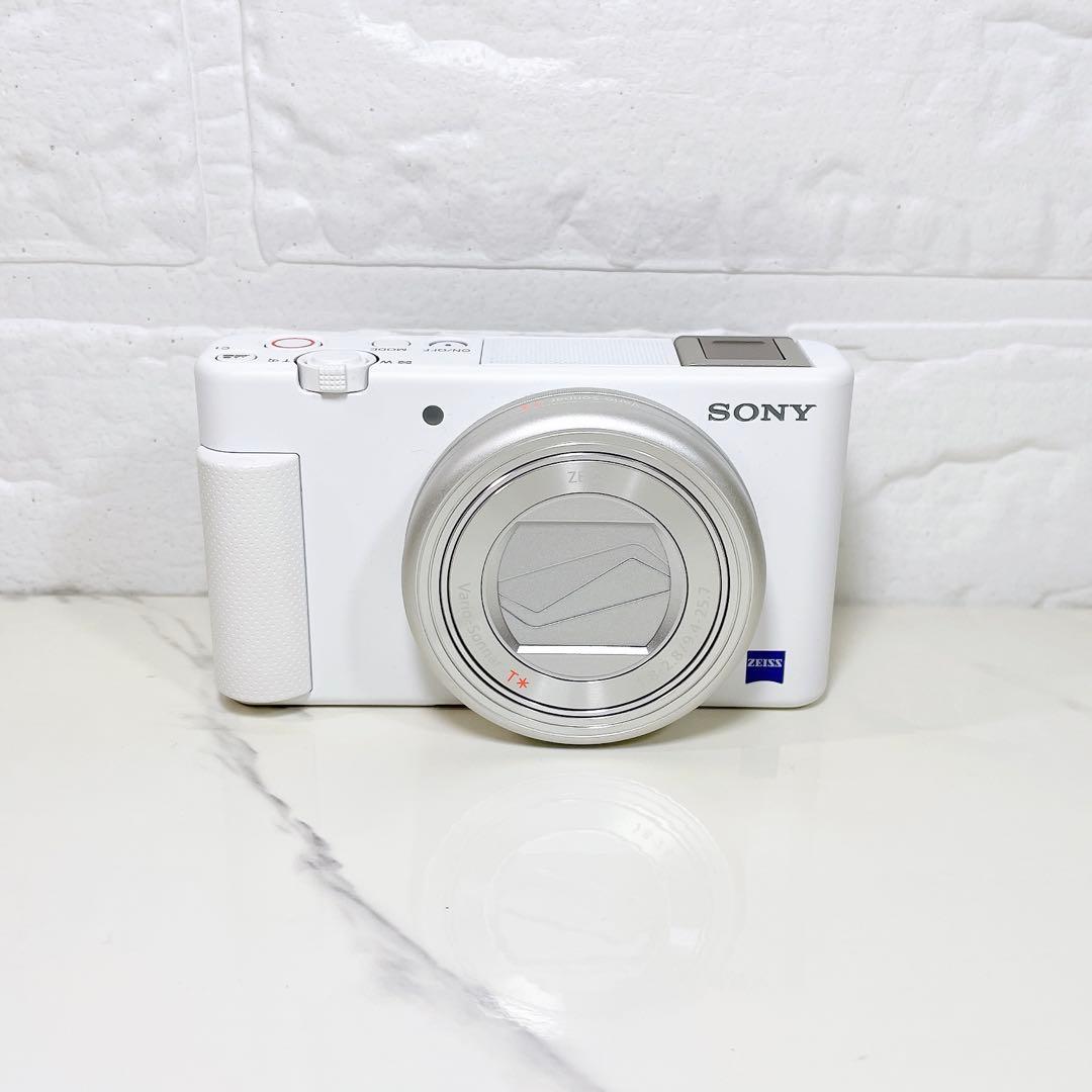 【美品】SONY ZV-1 コンパクトデジタルカメラ ホワイト コンデジ