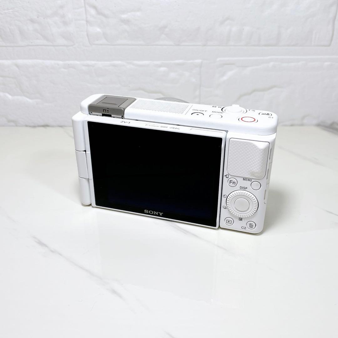【美品】SONY ZV-1 コンパクトデジタルカメラ ホワイト コンデジ