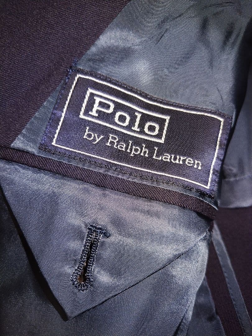 ポロラルフローレン ネイビー ブレザー サイズ180 紺ブレ 金ボタン
