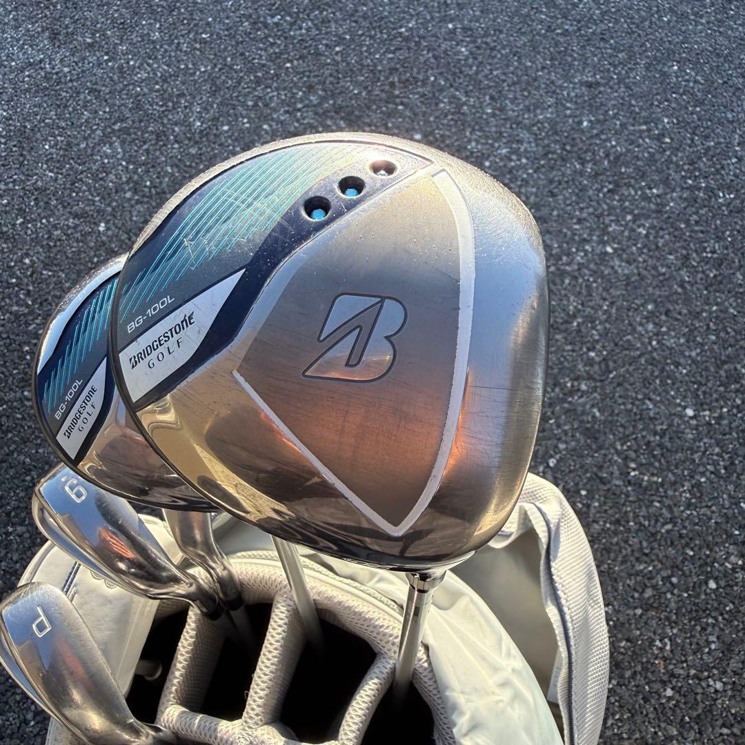 【麦】ブリヂストン 初心者セット レディース ゴルフクラブ