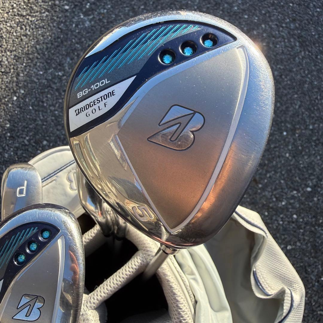 【麦】ブリヂストン 初心者セット レディース ゴルフクラブ