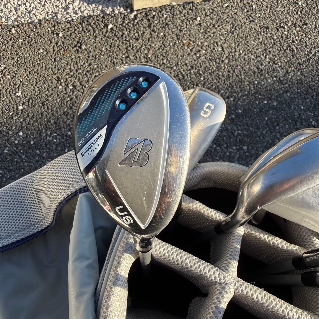 【麦】ブリヂストン 初心者セット レディース ゴルフクラブ