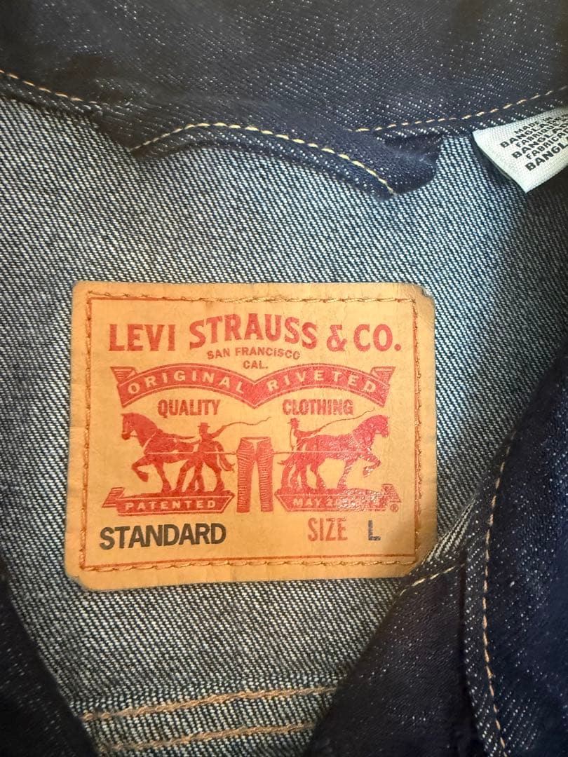 よ*ー様 Levi's デニムジャケット Lサイズ インディゴ　TYPEⅢ 濃紺