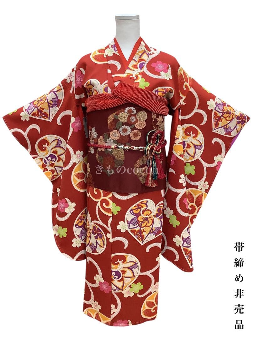 ◎mk-0002　【新品】　七五三　撫松庵　女の子　7歳　4点セット　8-8