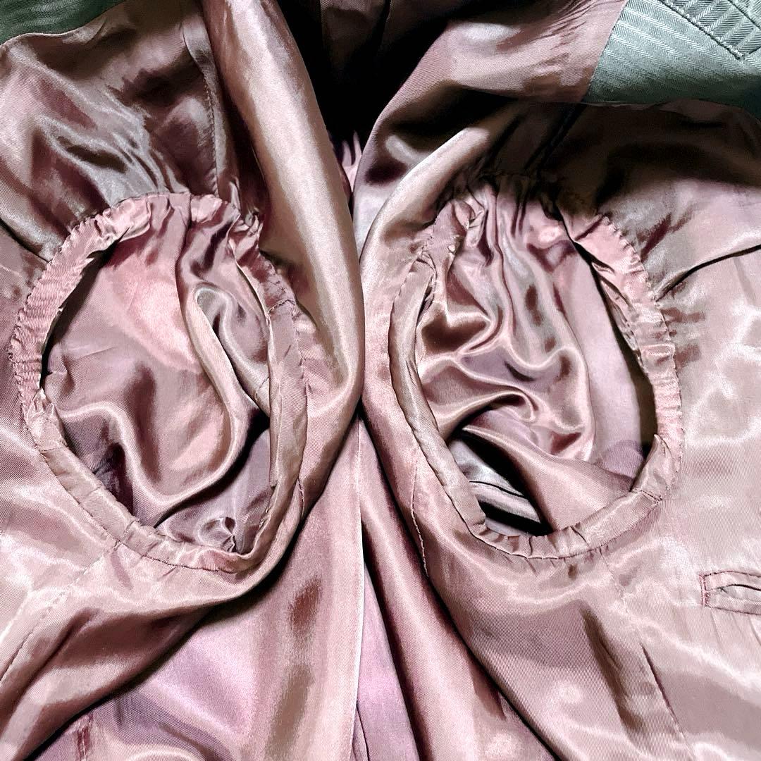 【美品】タケオキクチ　スーツ　セットアップ　 3ピース　ストライプ