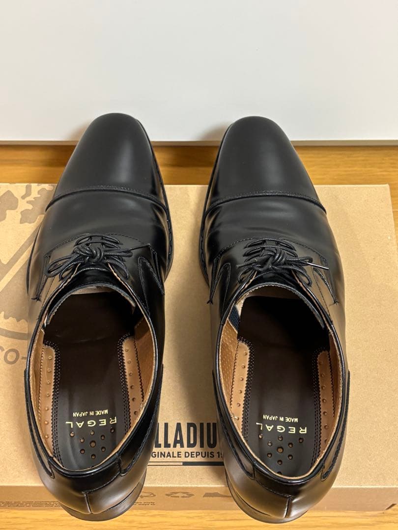 REGAL ストレートチップ04ER（25.5㎝）黒色