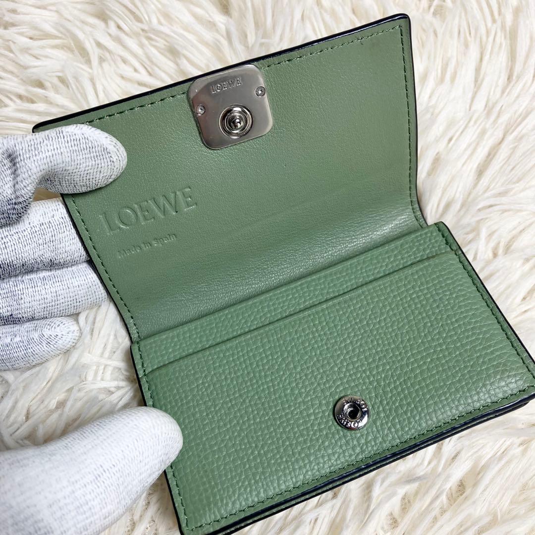 【極美品】 ロエベ アナグラム 名刺入れ カードケース