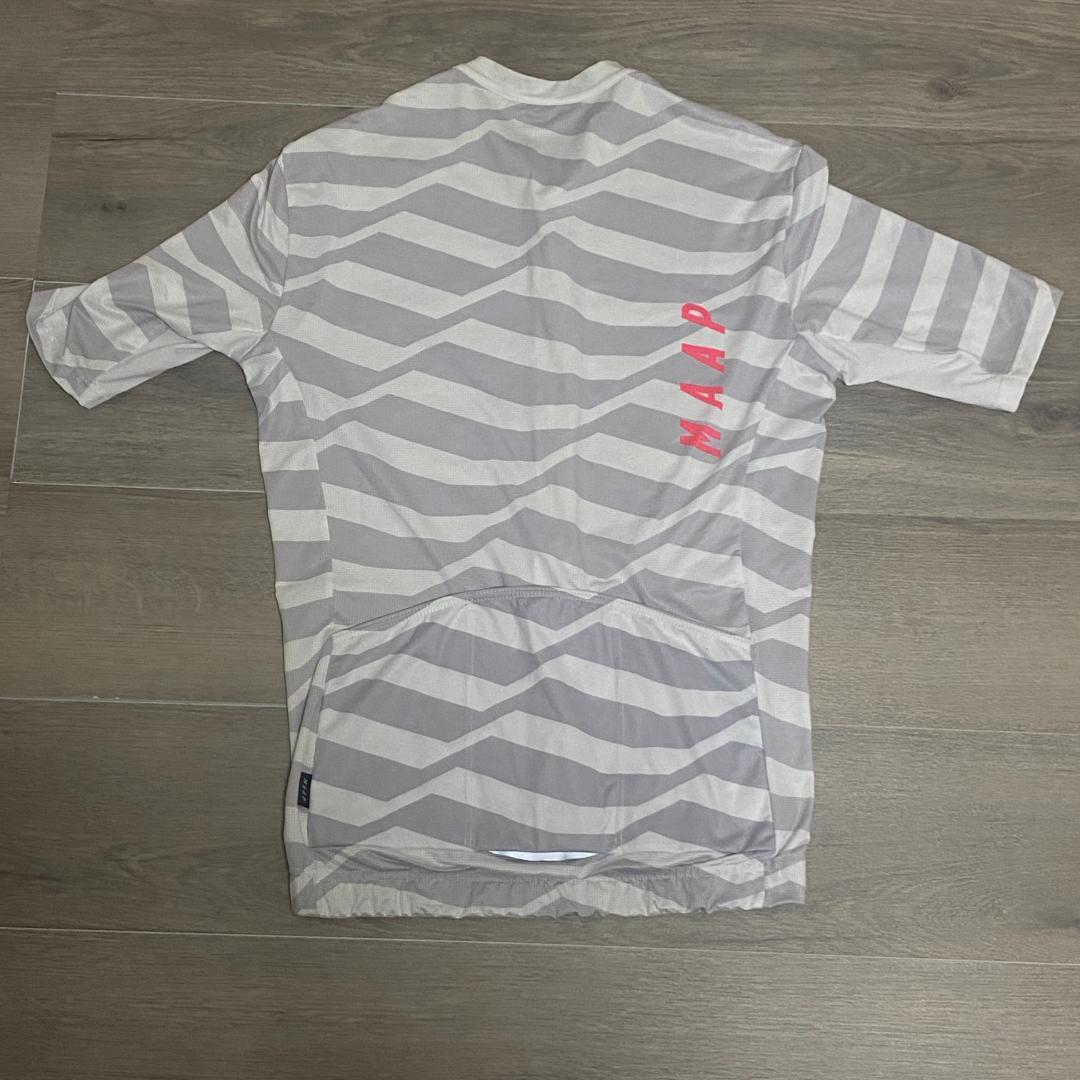 【美品】 チームフィットジャージ M 白灰ピンク