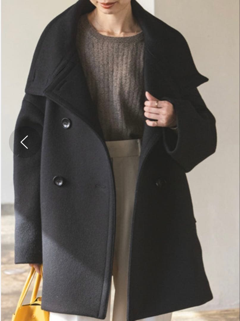 NOBLE スタンドカラーオーバーコート