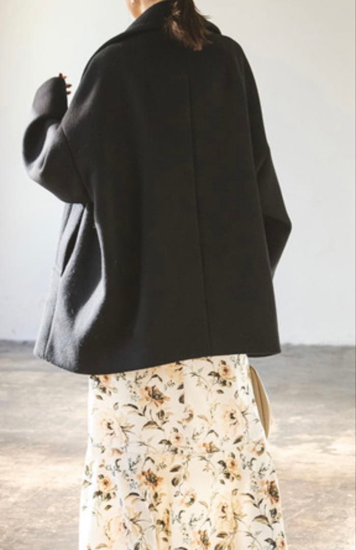 NOBLE スタンドカラーオーバーコート