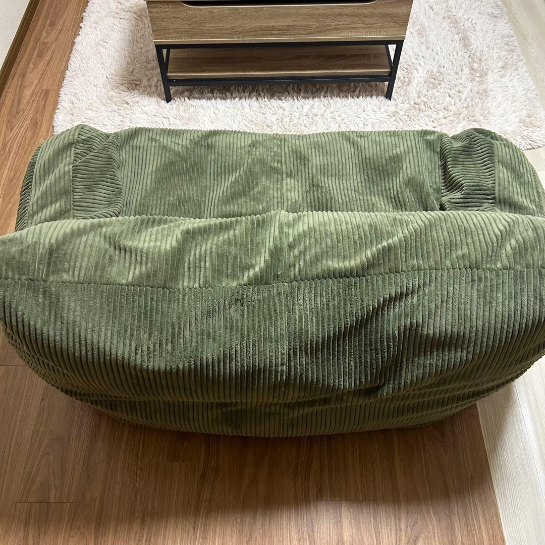 LOOSY 2人掛けビーズソファ Olive