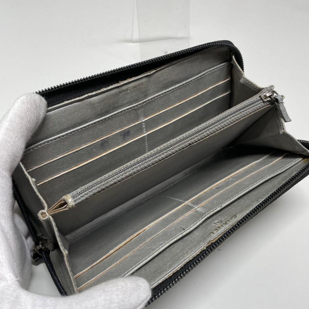 m*o様 CHANEL ブラック カメリア　エンボス 長財布