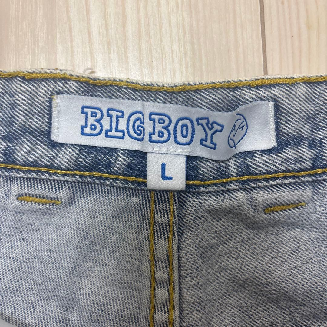 BIG BOY デニム ハーフパンツ ライトブルー Polar Skate Co