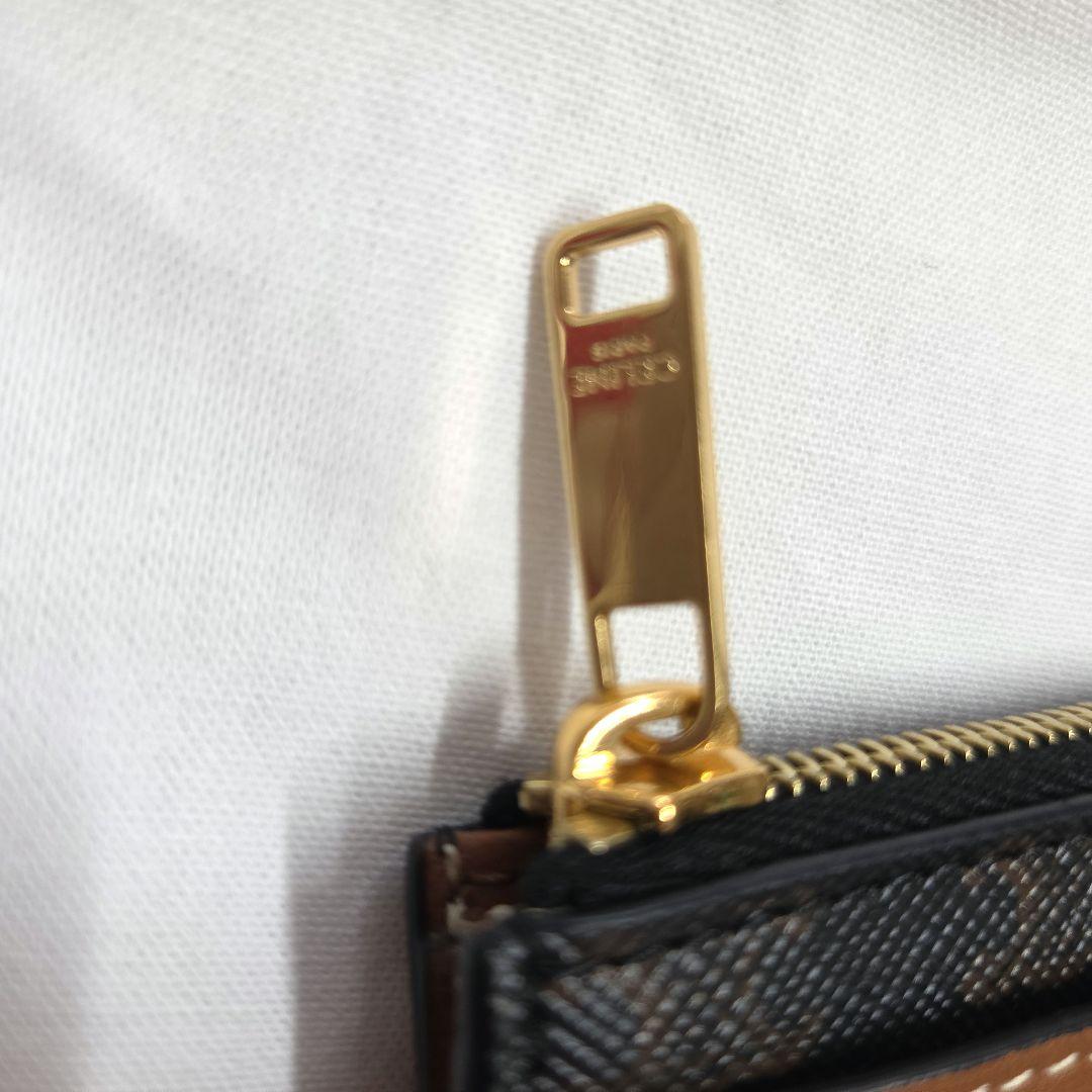 CELINE ジップ付きカードケース トリオンフキャンバス