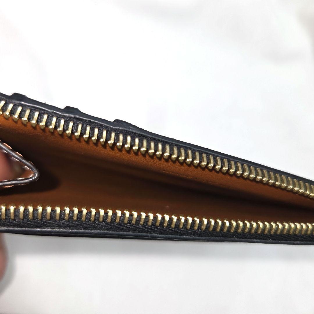 CELINE ジップ付きカードケース トリオンフキャンバス